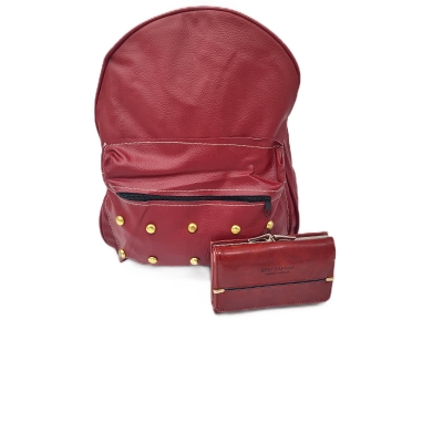 Set Rucsac Visiniu Cu Detalii + porofel