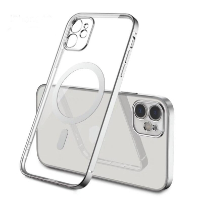 Husa MagSafe Apple iPhone 12 Gri
