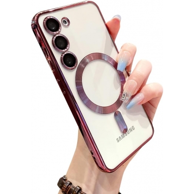Husa MagSafe Samsung S23 Plus Rose Gold