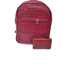 Set Rucsac Visiniu + Portofel
