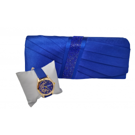 Set Plic Elegant Albastru + Ceas