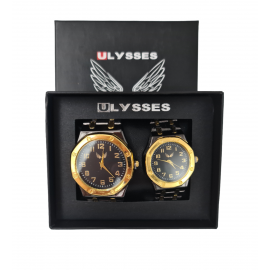 Set Ceasuri Ulysses Negru Auriu